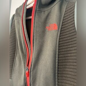 Womens Green Northface Fleece zip up